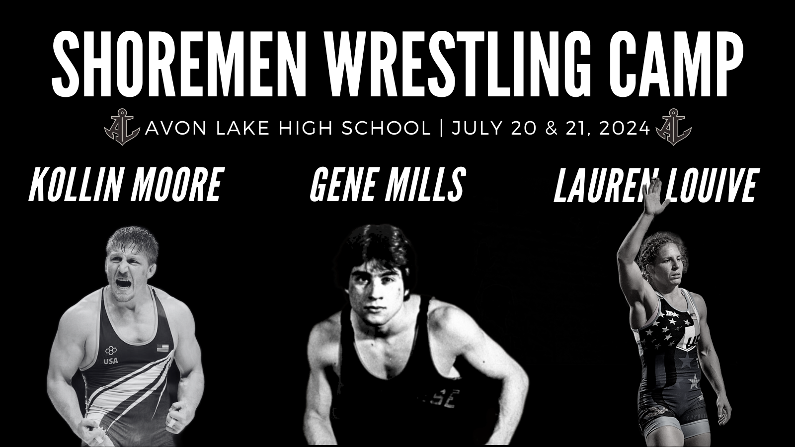 Shoremen Wrestling Camp with Gene Mills, Kollin Moore, & Lauren Louive